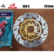 100% Original Racing Boy Disc Plate 291MM EGO S EGOS Disc Plate DEPAN BESAR SPECIAL Modify (NO BRACK