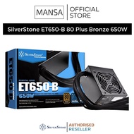 SilverStone SST-ET650-B 80 Plus Bronze 650W Power Supply