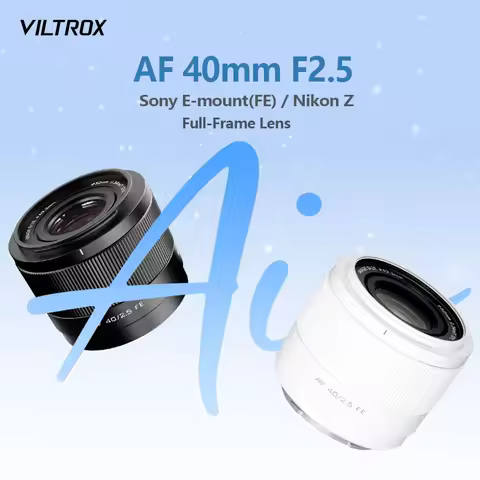 Viltrox 40mm F2.5 Full-Frame Camera Lens for Sony FE E Nikon Z A7S A7SIIZF ZFC A7 A7II A7III A7IV Z6
