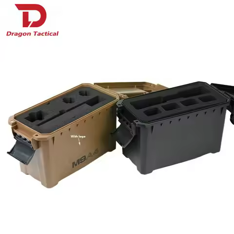 Tactical Plastics PP Hunting Box Tactical Gun Case Ammo Box Outdoor Lightweight Accessory Crate Wate