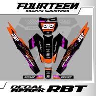 RBT Duck Decal - Modified RBT Trill Trabas 33 Duck Striping Variation Sticker