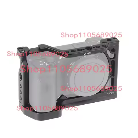 For Sony A6600 Camera Cage Rabbit Case Protective Frame RIG Quick Release Plate Hand Grip bracket ho