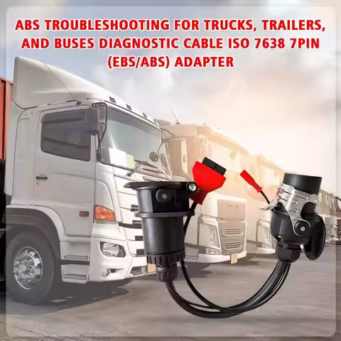 Truck Diagnostic Adapter Cable EBS ISO 7638 7pin OBD2 Trailer Diagnostic for Bosch for Autel for Aut