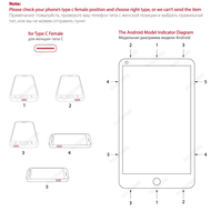 Type C Qi Wireless Charger Receiver 5W Fast Charging TI-Chip Adapter for rog phone2 All Non-Qi USB C
