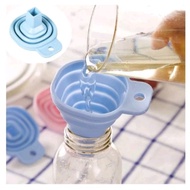 ACCESSORIES PORTABLE FOLDABLE SILICONE WATER & OIL FUNNEL PORTABLE FOLDABLE SILICONE FUNNEL SILICONE