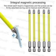 Nevʚ ɞ 5Pcs Magnetic Special Cross Head Screwdriver Bit Nutdrivers Set FPH2 for Electrician Screw Dr