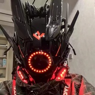 Cyberpunk Mechanical Helmet Predator cosplay Face Mask Functional Helmet Cool High-Appearance O