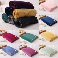 Cotton Latex Pillowcase Solid Color Crystal Velvet Pillow Cover Soft Sleeping Pillow Protector Pillo