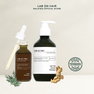 Lab On Hair Anti Hair Fall Ampoule + Shampoo - Reduces HairLoss Tonik Rambut Rontok Syampo