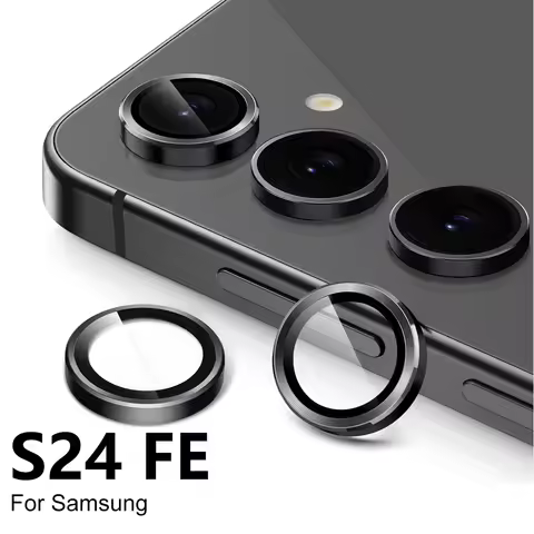 9D Camera Lens Protector for Samsung Galaxy S24 FE S 24 FE 24FE Samsun S24FE HD Tempered Glass Indiv