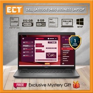 Dell Latitude 3450 Business Laptop (i5-1335U 4.6Ghz/i7-1355U 5Ghz,512GB SSD,8GB/16GB D5,14"FHD,W11P)
