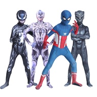 Costume Venom, Black Panther, Children's Bodysuit, Captain America Spider-Man, Adult Headgear Suit N