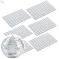 FIL 5x5mm DIY Self-Adhesive Mini Square Acrylic Wall Sticker Mirrors Mosaic Tiles Disco Mirror Tiles Stickers Craft OP