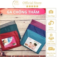 Ga chống thấm nước màu trơn  - drap chống thấm hàn quốc giá rẻ [ kích thước 1m2 1m6 1m8 2m x 2m2 ]
