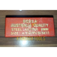 Letter punch AZ size 6mm KOALA Letter punch KOALA