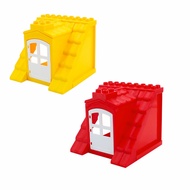 Diy Roof Building Blocks Bricks Kids Toys Compatible with Lego Duplo Kids Gift