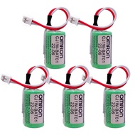 (5 Pcs 3V 1000mAh CR14250SE CJ1W-BAT01 Li-MnO2 Battery Pack Replacement for Omron CJ1M CJ1G CJ2M CJ2