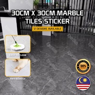 XpertHub 30X30CM Vinyl Floor Sticker Self Adhesive PVC Flooring Floor Panel Marble Floor Sticker Lan