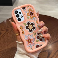 Casing For Samsung A23 4G A23 5G F23 5G M23 5G Case Casing Flower embroidery needle pattern hp Cesin