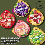 Kororo UHA jelly candy Peach Strawberry Grape Muscat Lychee 40g