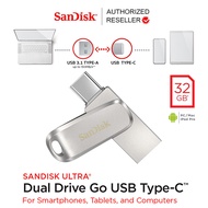 SanDisk Ultra® Dual Drive Luxe USB Type-C 32GB (SDDDC4-032G-G46) แฟลชไดรฟ์ ไดร์ฟ OTG สำหรับ โทรศัพท์ แท็บเล็ต Tablet iPad Pro รับประกัน Synnex 5ปี