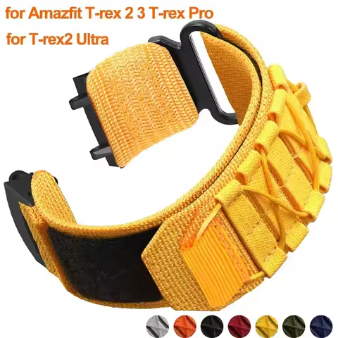 Colorful Nylon Strap for Huami Amazfit T-rex 2 3 Ultra Bracelet for Amazfit T-rex Pro Tyrannosaurus 