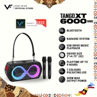 Vinnfier VF Tango XT6000 Portable Karaoke bluetooth speaker 300W Party Light Effects 2 UHF Wireless 