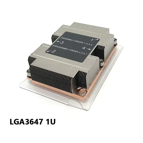 Best Intel Xeon Scalable Processors Socket FCLGA3647 Narrow ILM 1U Passive CPU Cooler