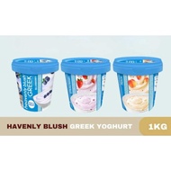MNR_ Heavenly Blush Greek Yoghurt 1 KG / Rasa Peach / Blueberry / Strawberry
