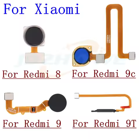 For Xiaomi Redmi 9 9c 9a 9T 8 Fingerprint Sensor Scanner Touch ID Connect Motherboard home button Fl