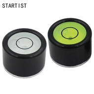 [STARTIST] Disc Spirit Bubble Level Circular Measuring Tool with Green Background for Tripod Turntab