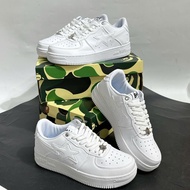 A Bathing Ape Bape Sta Triple White Sneakers