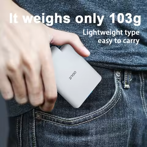 OISLE 10W Portable charger Ultra-thin External battery Case Fast Charging Back Clip Power Bank For H