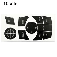 【Puluz】 For BMW 3 Series / 5 Series 10sets IDrive Panel Button Repair Stickers Decorative Sticker