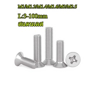 304 Stainless Steel Phillips Countersunk Bolt Flat Head Screw/M1/M1.2/M1.4/M1.6/M2/M2.5 (HJX-TH)