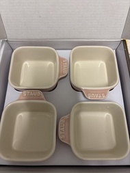 全新 Staub STAUB Ceramic Square Ramekins Set