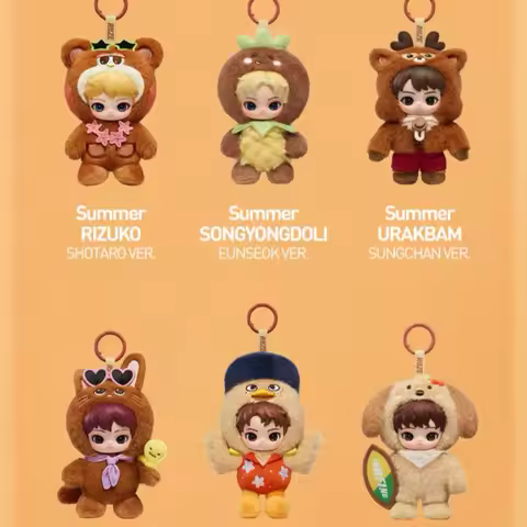 NEW GENUINE POP MART Blind Box RIIZE Fluffy Club Series Guess Bag Plush Pendant Sohee Wonbin Shataro