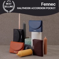 [Fennec] Halfmoon Accordion Pocket 21 Mini Wallet: Trendy and Portable Women's Card Holder in Self-P