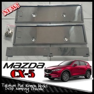 Chrome SCREEN NUMBER PLATE HOLDER FOR MAZDA CX-5 CAR