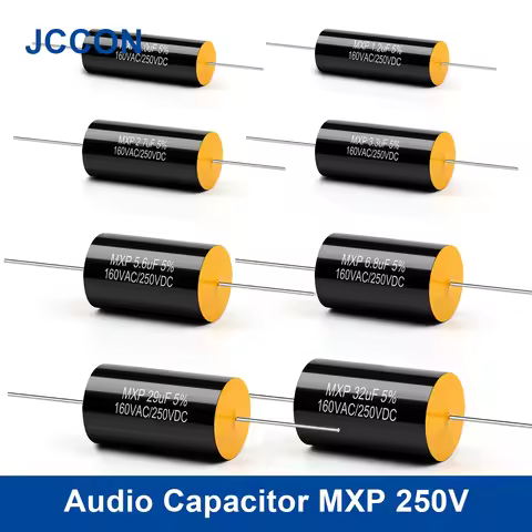 2Pcs Audio Capacitor MXP Audiophile Frequency-Divided Divider 250V/160V 0.22UF 0.68UF 1.5UF 2.2UF 4.