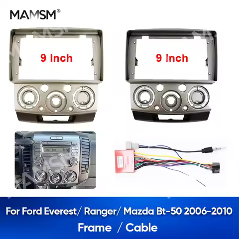 MAMSM For FORD 2006-2010 Everest/Ranger/ Mazda BT-50 2DIN Car Radio Fascia Frame DVD Head Unit Panel