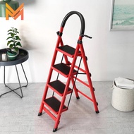 Folding Ladder Household Multi-Purpose Indoor Trestle Ladder Thickened Four-Step Ladder Telescopic E