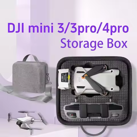 For DJI Mini 4 Pro RC-N2/RC2 Case, Portable Travel Bag Carrying Case for DJI Mini 4 Pro/MIni 3 Pro D