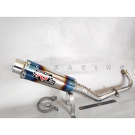 Knalpot racing R9 beat fi deluxe carbu mio m3 j sporty smilescoopy vario 125 150 soul gt fino genio 