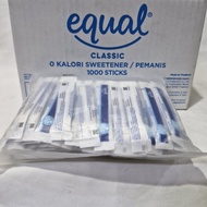 Equal Classic Sweetener Sugar/ 0 Calorie Sweetener/ - 100 Pcs