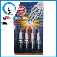 NGK SPARK PLUG BKR6E-11 (4PCS) - Proton Wira 1.6/1.8 Waja 1.6 Perdana 2.0 Toyota Vios Altis Hyundai Atos Accent Matrix