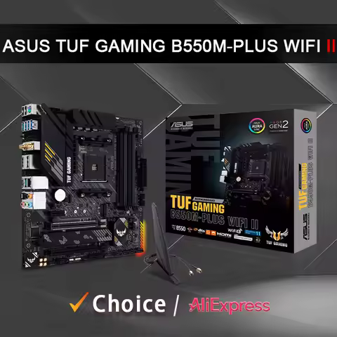 ASUS TUF GAMING B550M PLUS WIFI II New AMD B550 micro ATX Support Ryzen 5000 series Motherboard Sock