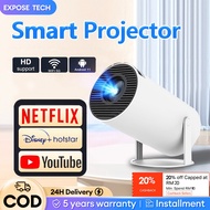 EXPOSE mini Projector 4K Android 11.0 LCD WFl With bluetooth with Netflix/YouTube