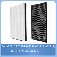 FY1410 FY1413 Activated Carbon and HEPA Filter for Philips AC1215 AC1214 AC1210 AC1213 AC1212 AC1216