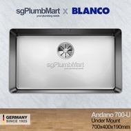 Blanco Andano 700U Stainless Steel Kitchen Sink sgPlumbmart x Blanco Germany